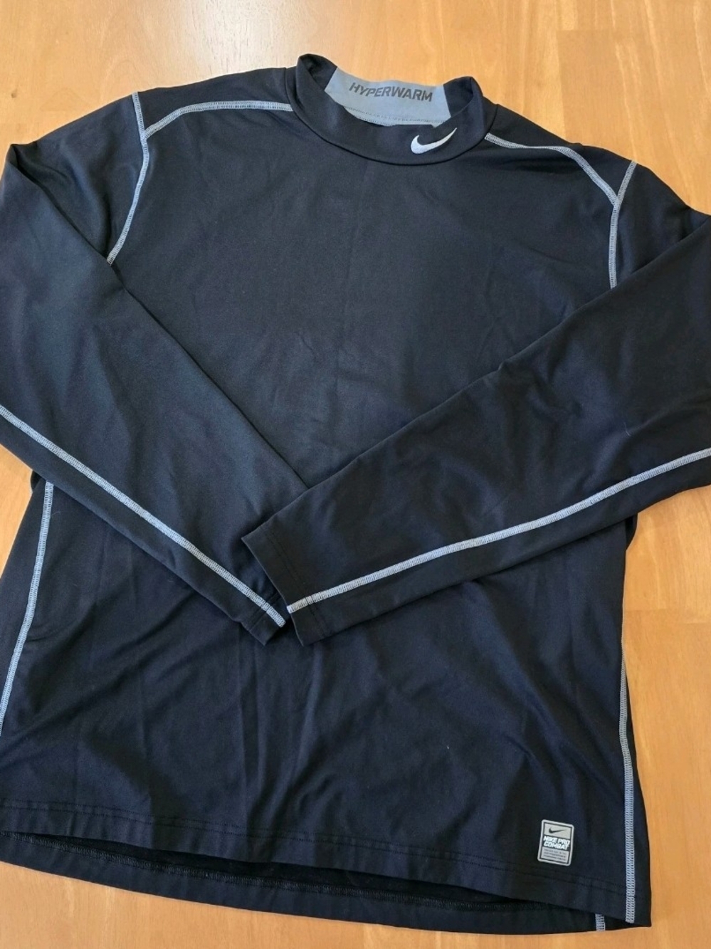 Nike Hyperwarm Pro Combat Dri Fit Fitted Long Sleeve Top